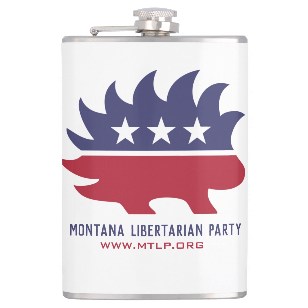 MTLP Patriotic Porcy Flask